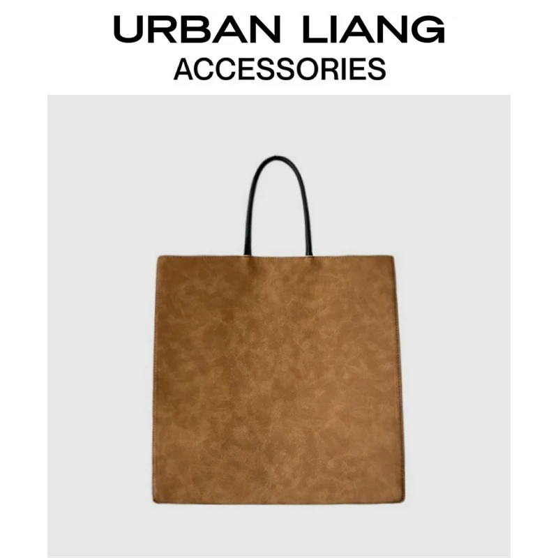 

Женская большая сумка Capaci Frosted op, большая сумка, простой дизайн, модная бумажная сумка, сумка Briti Sle из искусственной кожи