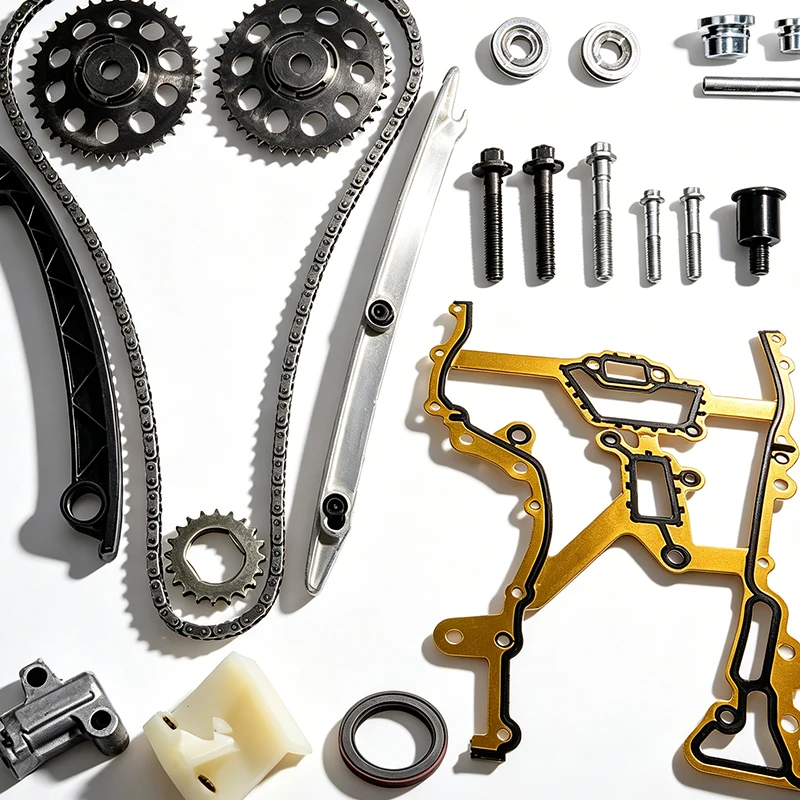 #￥forRS0040 Timing Chain Repair Kit Fix Rattling Stretched Chain Timing Offset Fit EP6 1.6L VTi Engine Rebuild Replacement Parts