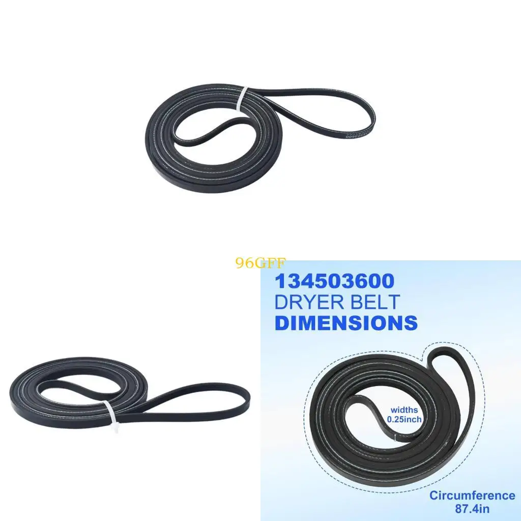 96GF Dryer Machine Belt Enhanced Stability Heat Resistant Design Ensures Safe Consistent Tumble Drying Polyester Texture
