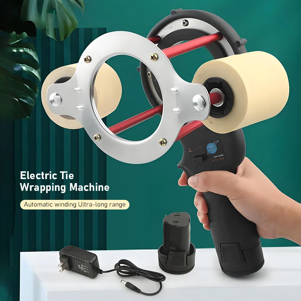 Automatic Air Conditioning Tie Wrapping Machine Copper Tube Wrapping Machine Tape Wrapping Machine Motorised Bundling Machine