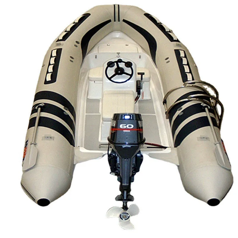 FRP inflatable RIB520 recreational fishing inflatable rubber  flood control rescue yacht kayak