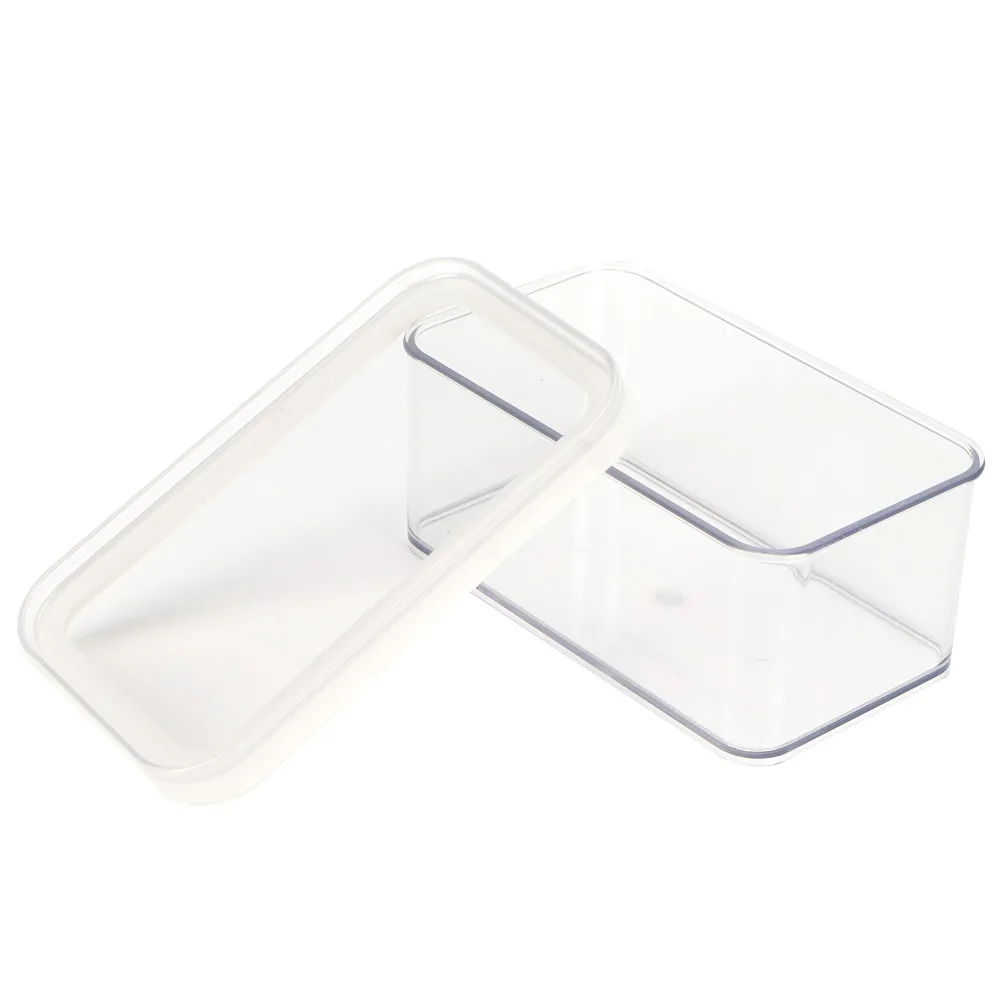 Transparent Butter Sealed Cutting Box Large Capacity 900ML Butter Dish Easy Clean Airtight Butter Holder Kitchen
