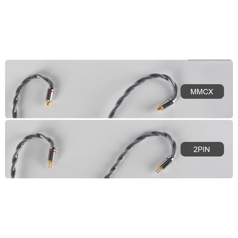 XINHS 007 cable híbrido Chapado en plata, gran número de núcleos, 4 núcleos, ABS, OCC + 7N OCC