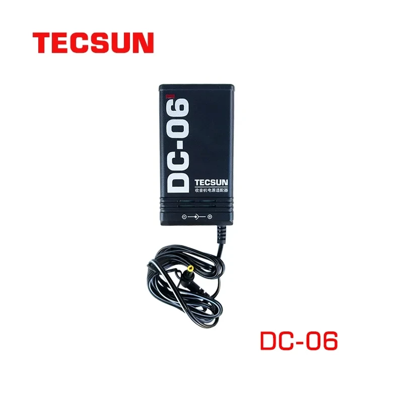 Tecsun DC-06 Radio External Power Adapter For PL-600, PL-660, PL-680, R-9700DX Tecsun DC06