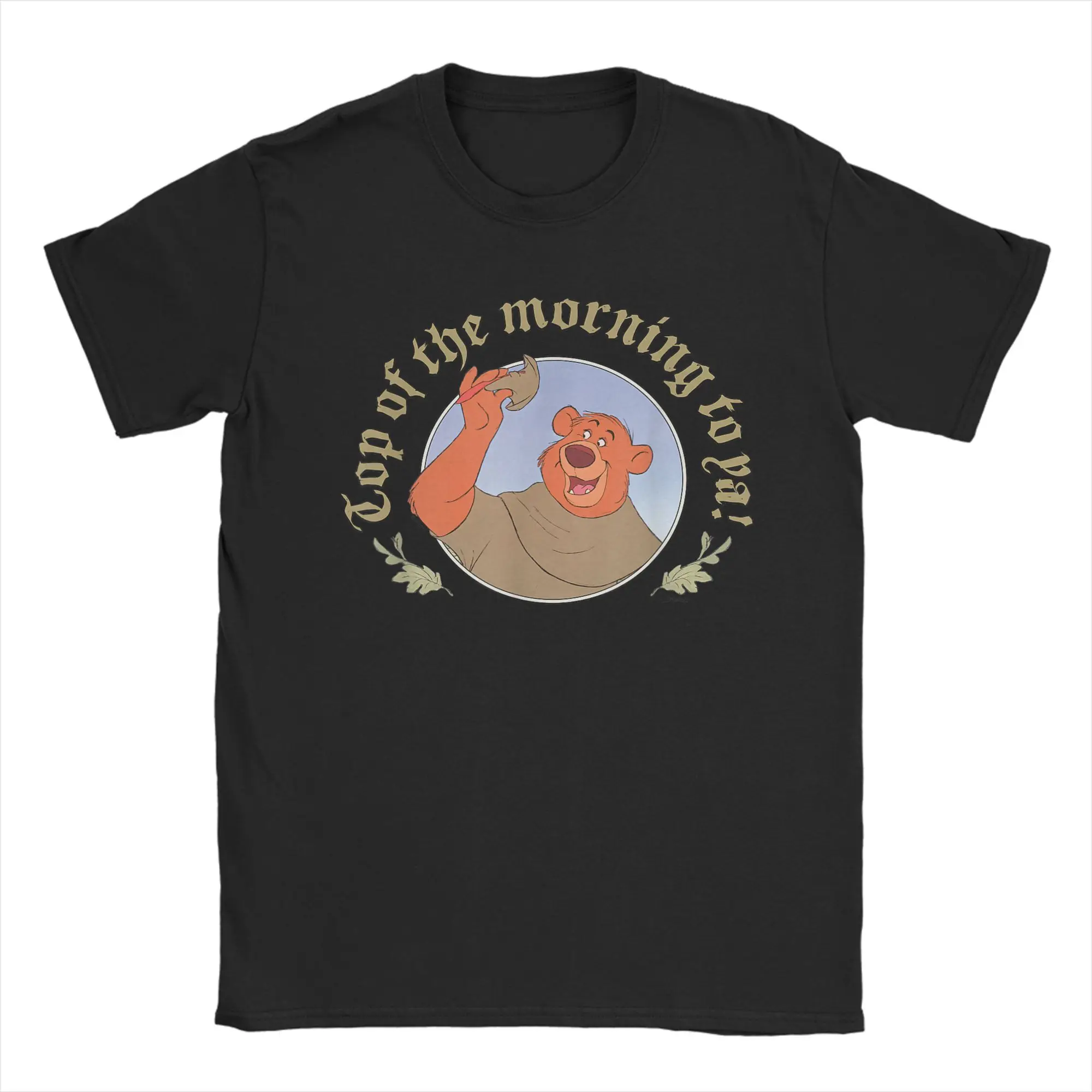

Мужская футболка Robin Hood Little John, повседневные футболки из 100% хлопка, топ с короткими рукавами, футболки с круглым вырезом, подарок