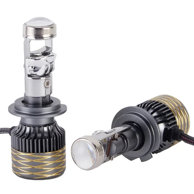 

Мини-автомобильные светодиодные проекторы A80 — H4/H7/H11/9005, противотуманные фары, дальние/ближние фары, яркие и прочные для ночного вождения