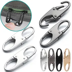 4Pcs Zipper Clip Theft Deterrent Double Opening Zippers Pull Replacement Detachable Zipper Connectors Zipper Lock Carabiner Clip