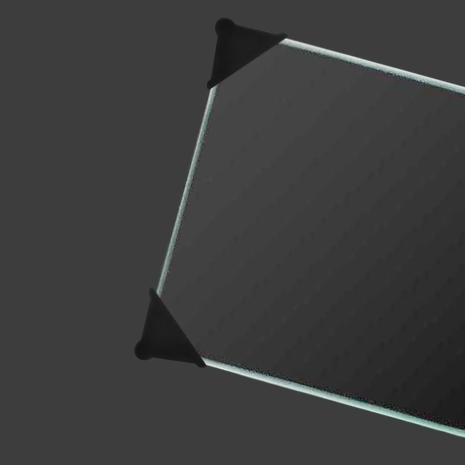 

100Pcs Triangle Corner Protectors Plastic Glass Edge Guard for Tempered Glass Sheets Mirror Packaging Protection