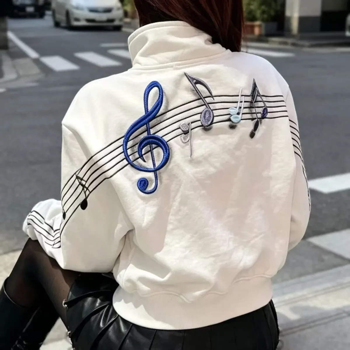 

Suspended Note Gray Stand Up Collar Jackets Short Casual Jacket Unisex Top 2026 New Leather Jacket Mens Jacket Men Clothing