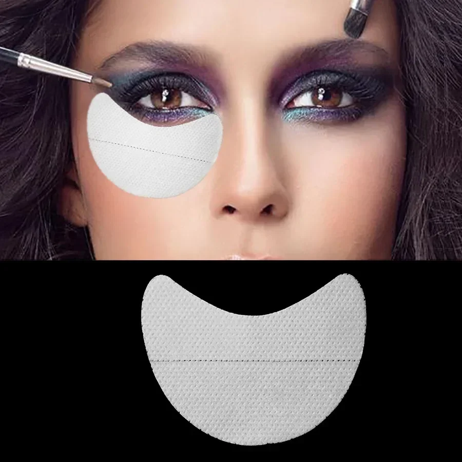 20/50/100pcs Eye Makeup Stencils Eyeliner Shield Grafted Eyelashes Isolate Eyelash Removal Patches Disposable Eyeshadow Stickers