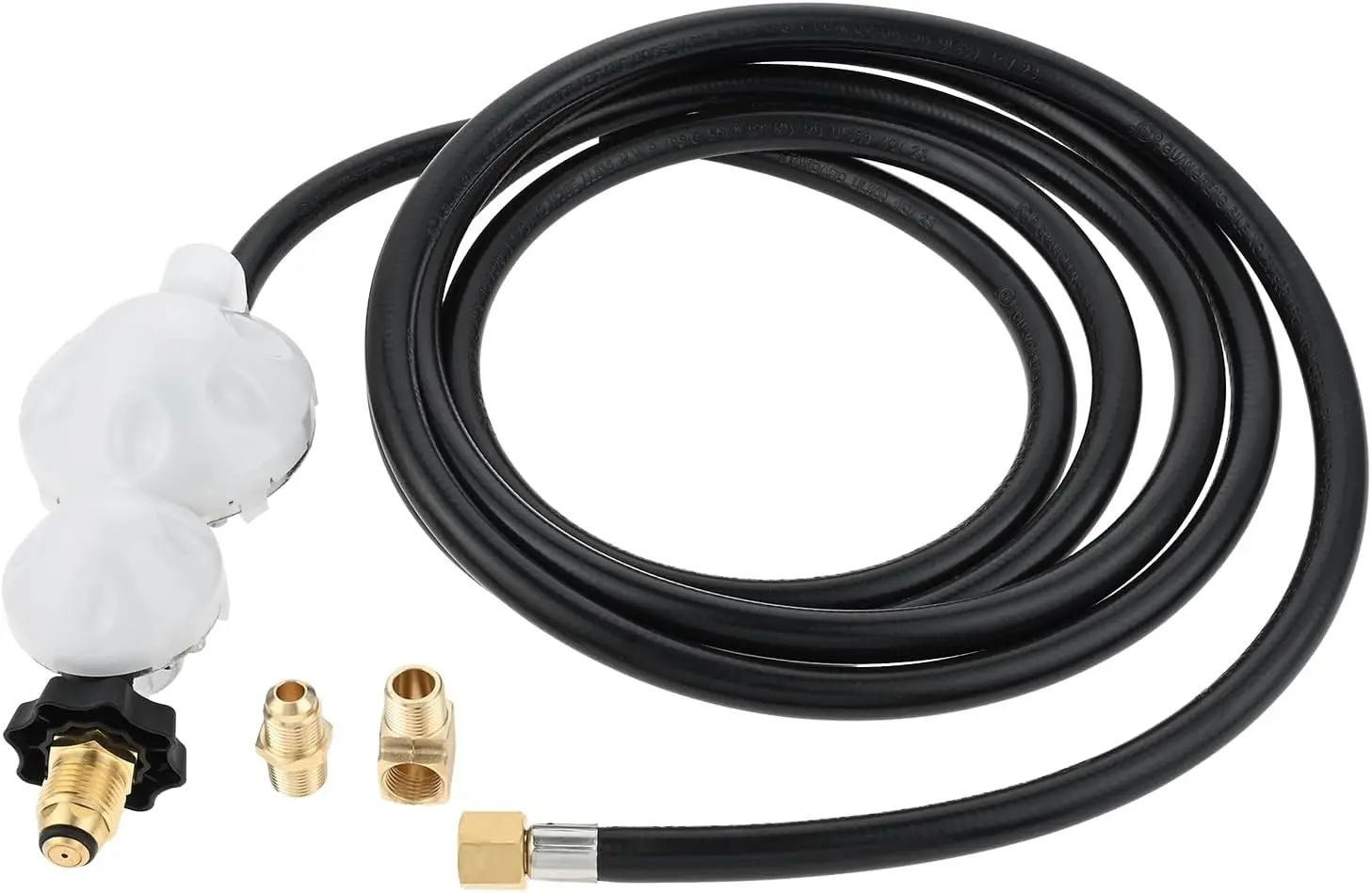 F273684 12 FT Propane Hose W/ Regulator Compatible with Mr Heater Buddy Heaters Two Stage Propane Regulator W/ Hose Replacement