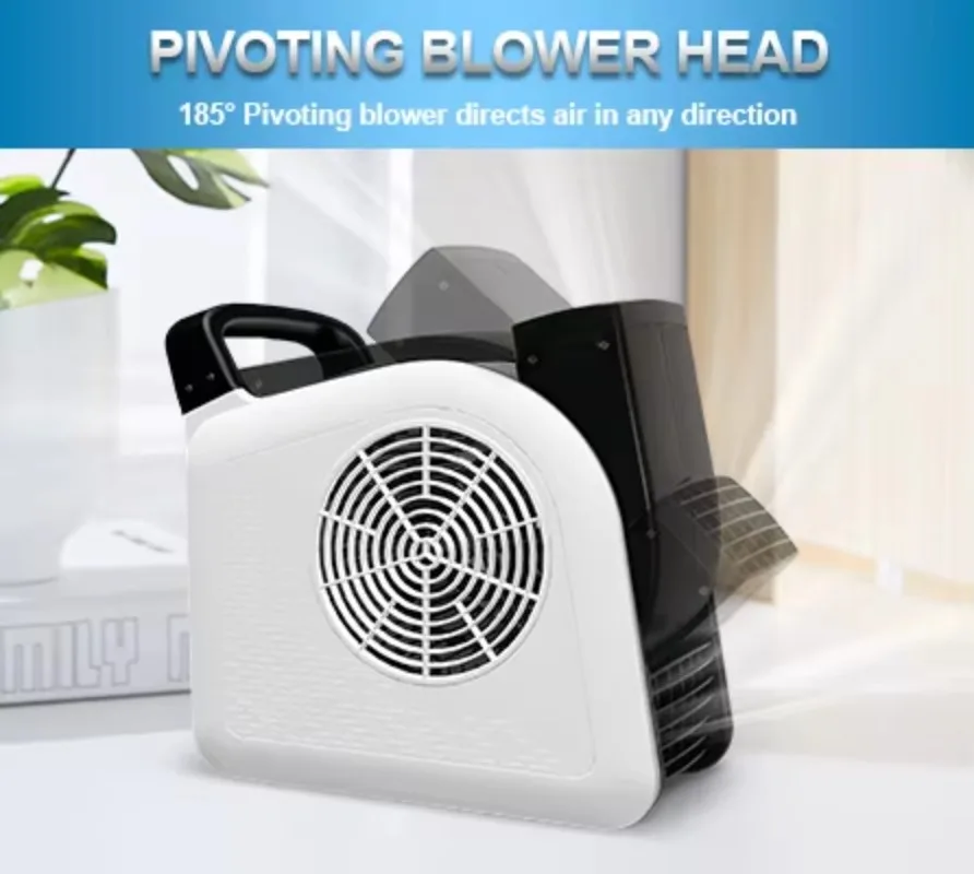 304CFM Electric AC Commercial Air Mover Carpet Dryer Floor Blower Fan Water Damage Restoration Home