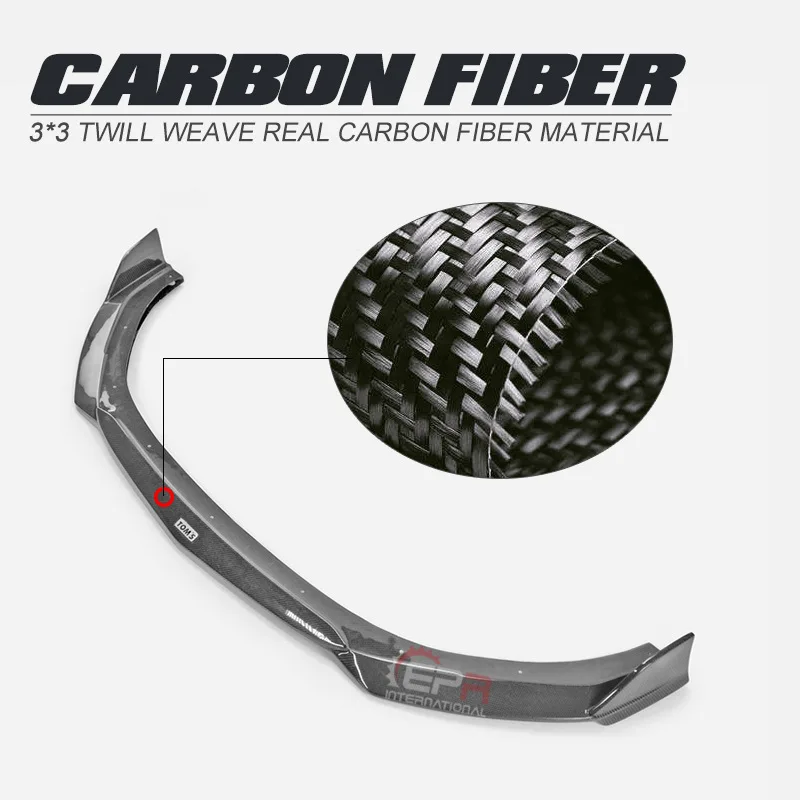 Wisdom Workshop Compatible with Subaru New BRZ ZD8 Carbon Fiber Modification Parts TOMS Style Front Lip Small Su view 6