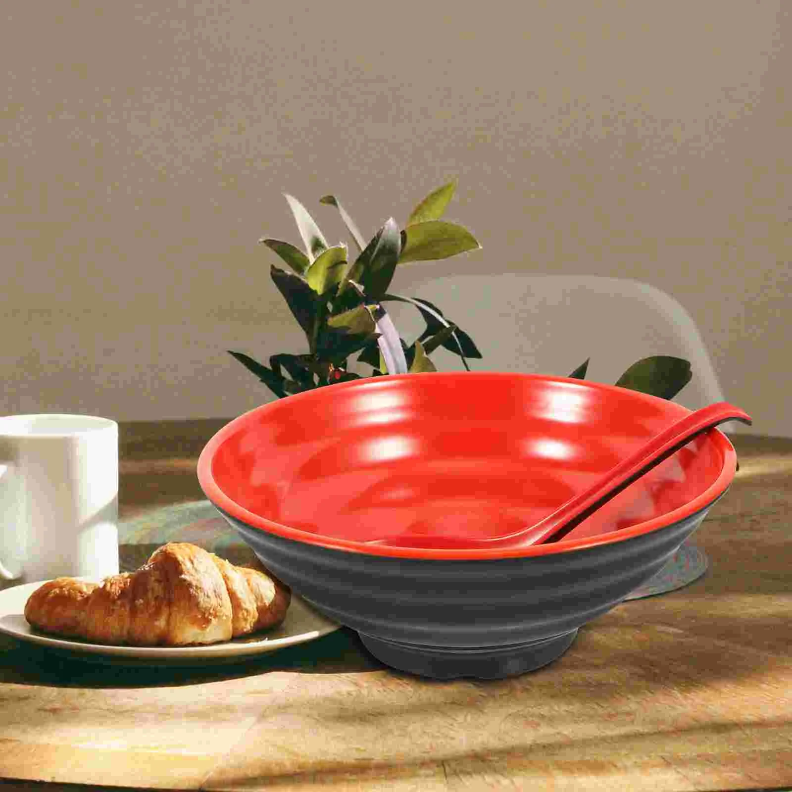 Noodle Bowl Ramen Set Kitchen Bowls Microwavable Hand-Pulled Rice Japanese Style Soup Asian