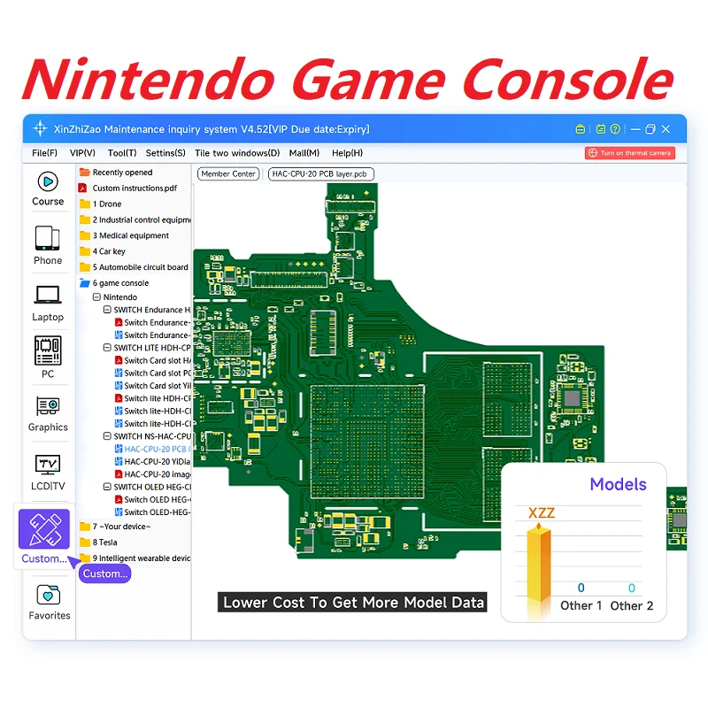 Professional XinZhiZao Maintenance Inquiry System: High-Definition PCB Schematics & Motherboard Diagrams for Nintendo Switch
