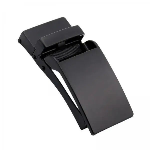 Adjustable Mens Ratchet Belt Buckle Click Clamp Metal Accessory for 30mm Leather Pants Belt Replacement