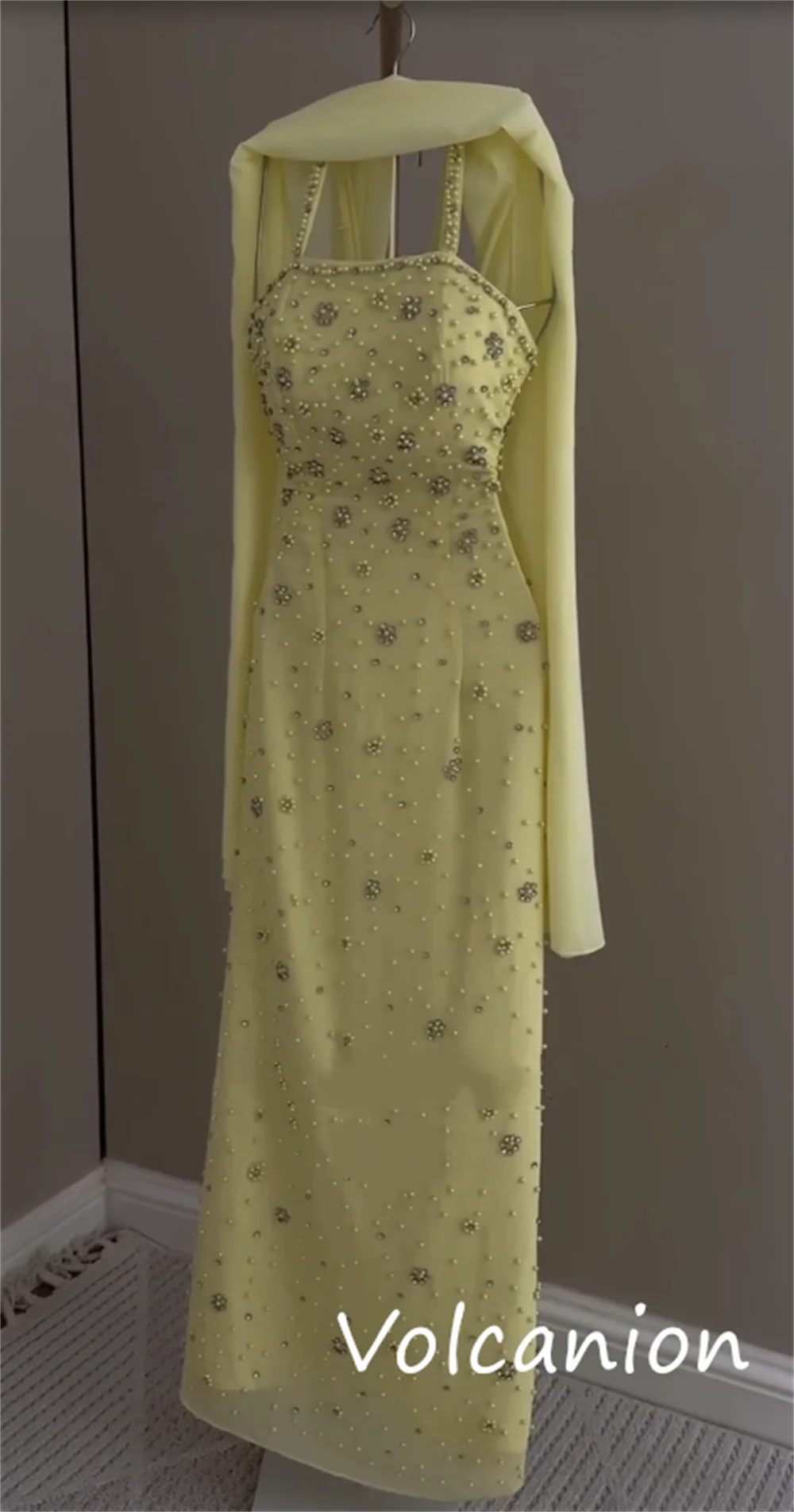 Длинные платья трапециевидной формы из джерси высокого качества с блестками и жемчугом по индивидуальному заказу, модные блестящие платья на заказ