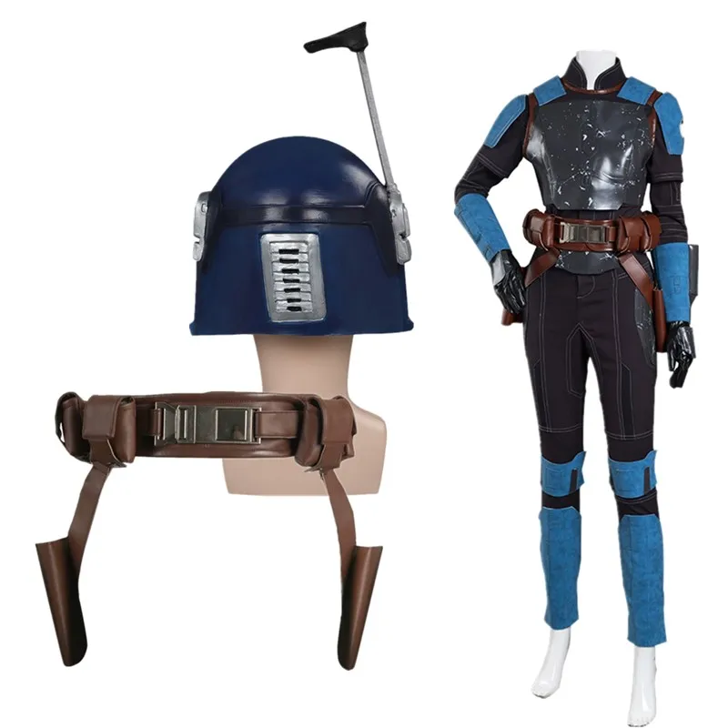 Bo Cosplay Katan Kostüm Bounty Fantasy Hunter Space Battle Frauen Overall Maske Rollenspiel Outfits Halloween Karneval Party Anzug