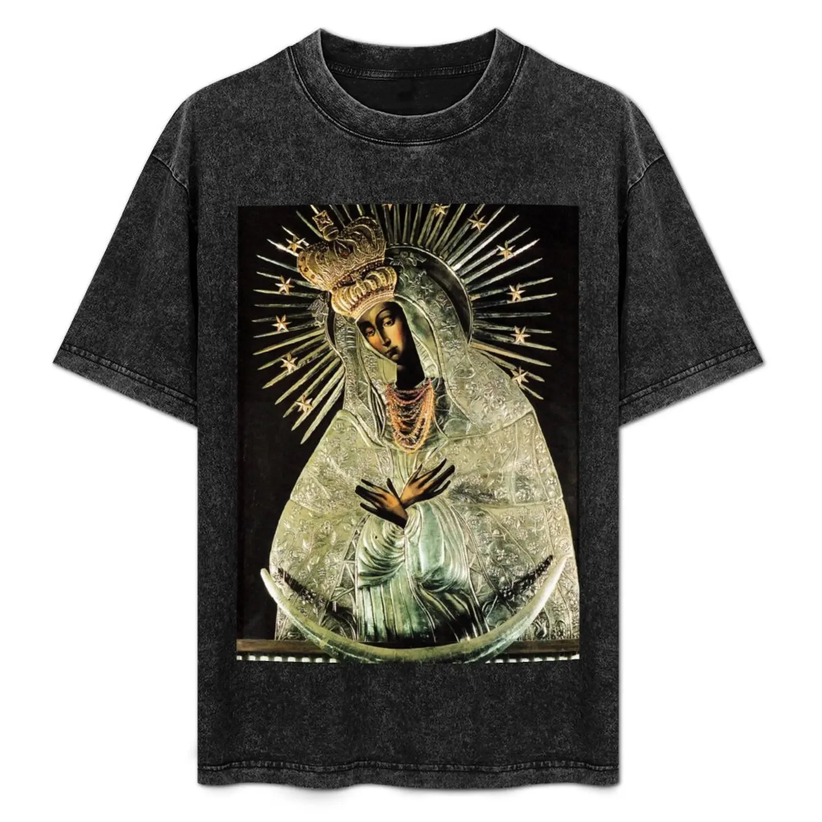 

Black Madonna, Our Lady of Grace, Our Lady of Gate of Dawn, Virgin Mary T-Shirt Moisture Control Sports Tee