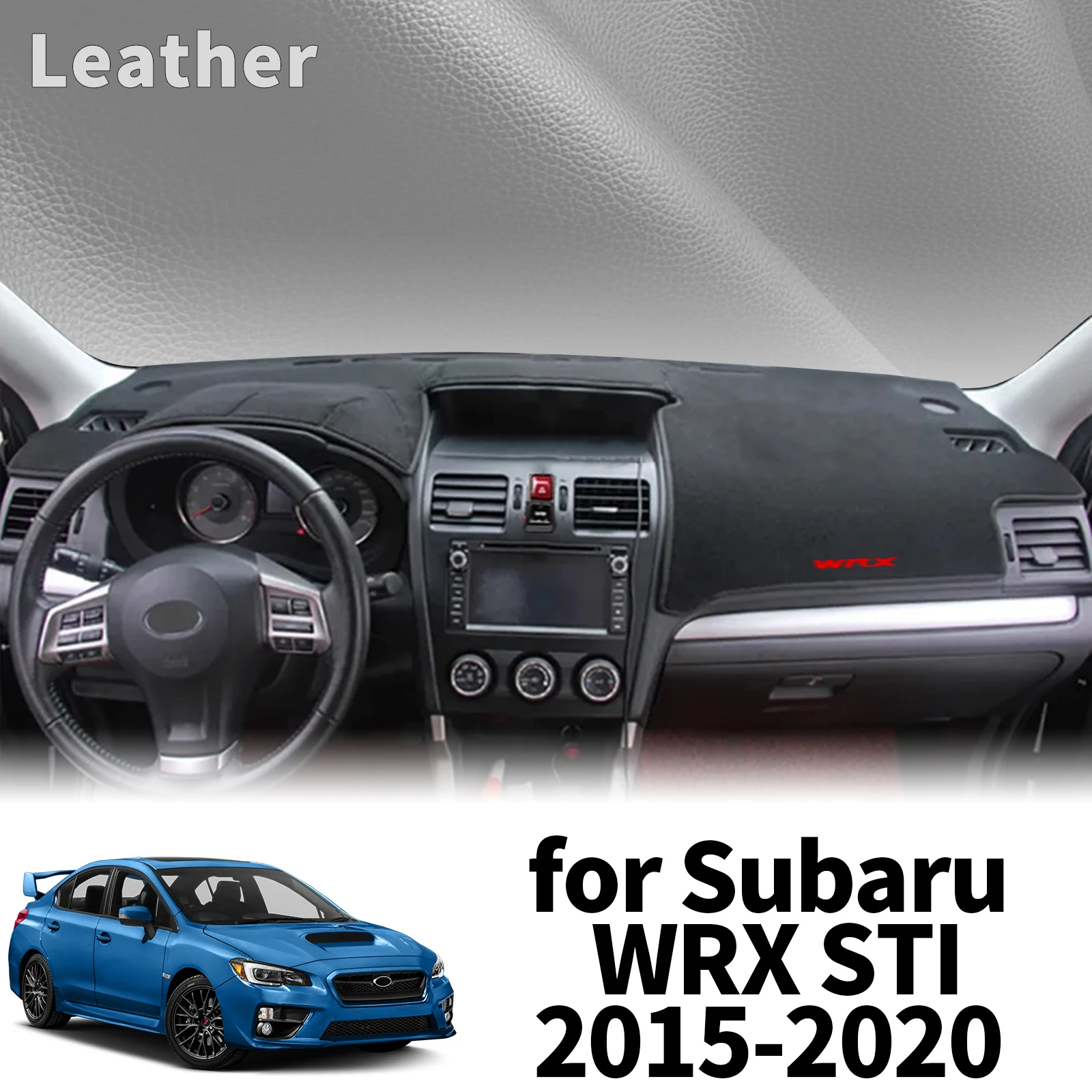 

fit for Subaru WRX STI 2015 2016 2017 2018-2020 Car Dashmat Dashboard Cover Pad Protective Carpet DashMat Sunshade Accessories