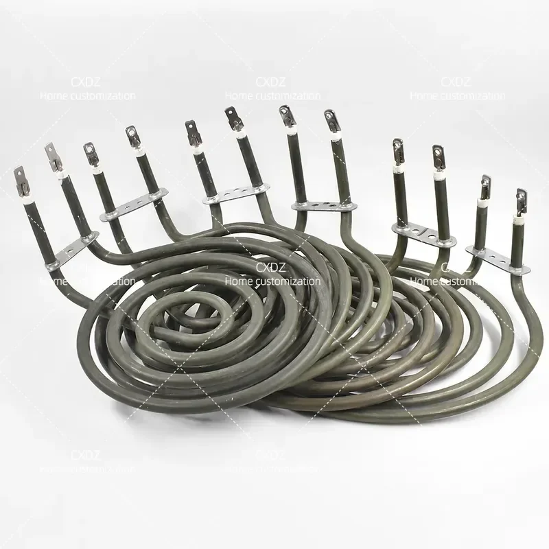 Universal Air Fryer Heating Tube Electric Oven Heating Plate Mosquito Coil Shaped Dry Burning Ring 220V 240V