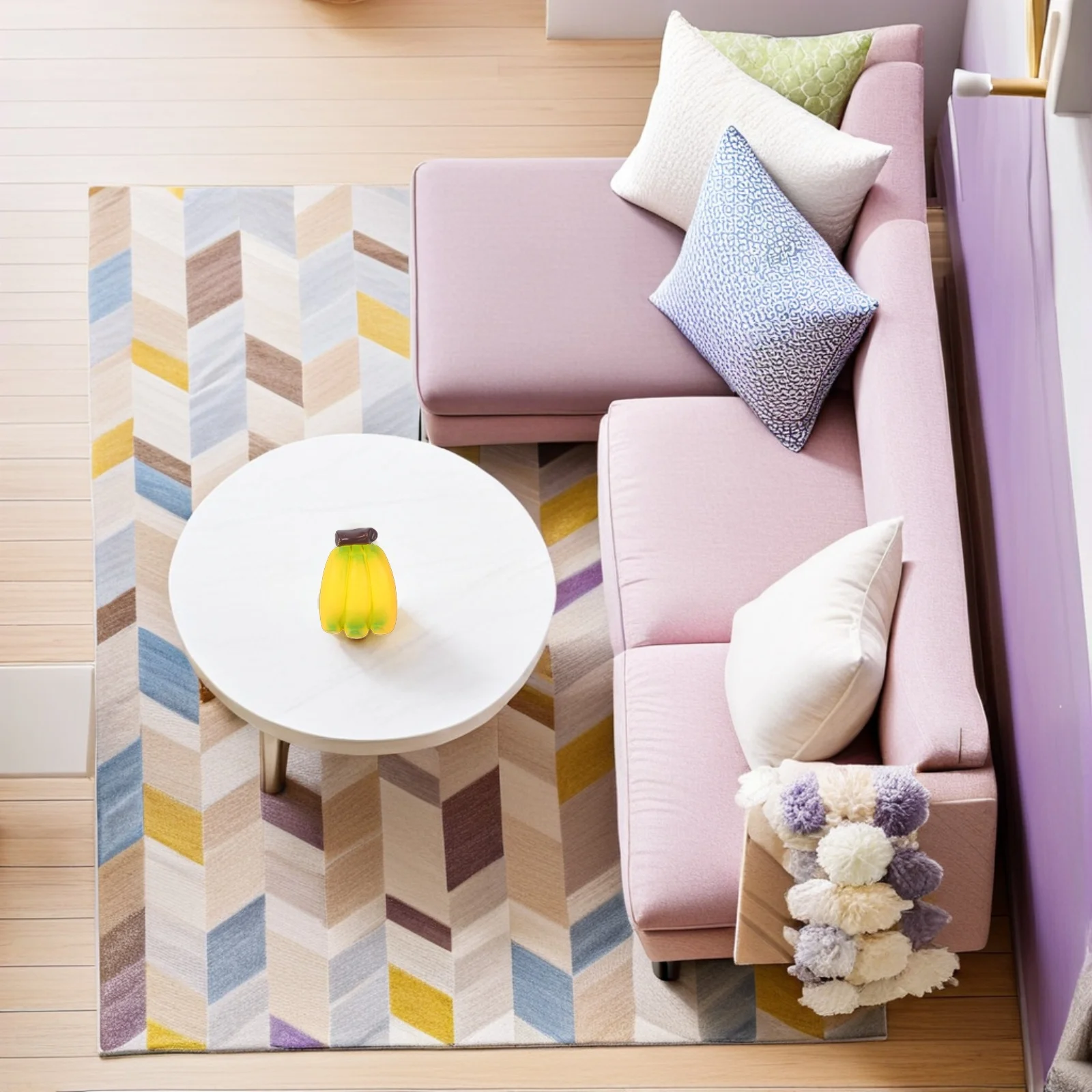 

24 шт., имитация банана, искусственная еда, украшение для кукольного домика, аксессуары, миниатюрная фруктовая подделка