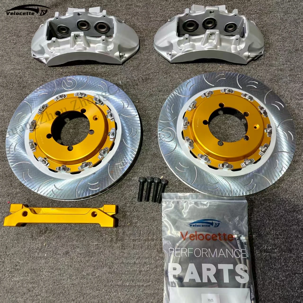 New style Automatic Brake Systems V6 6 Pot 18 Inch Sport Brake Caliper for Ford Focus Mondeo Escort Explorer Edge Bronco Equator