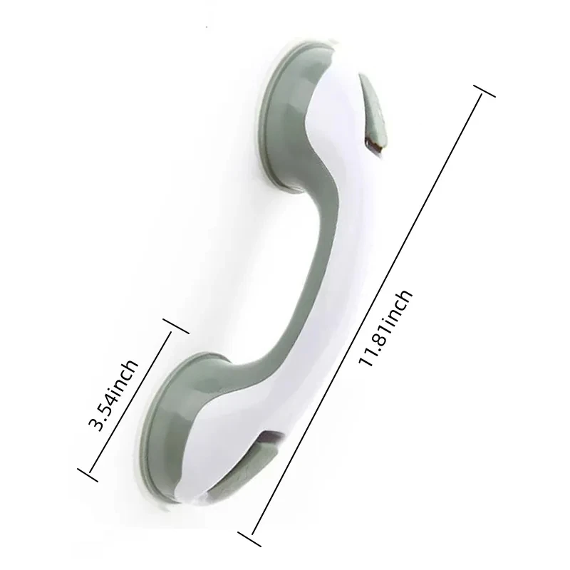 Shower Handle Safety Helping Handle Anti Slip Support Toilet Bathroom Safe Grab Bar Vacuum Sucker Suction Cup Handrail