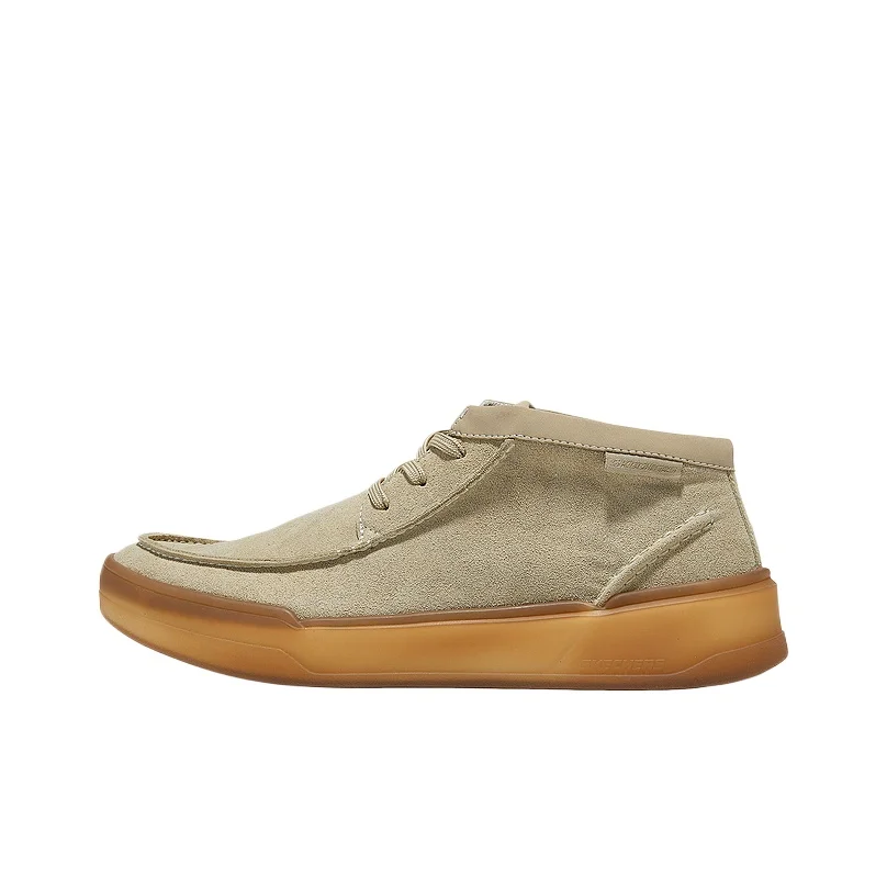 Skechers MENS USA STREET WEAR Casual Shoes Men's High Top Brown 211431-TAN