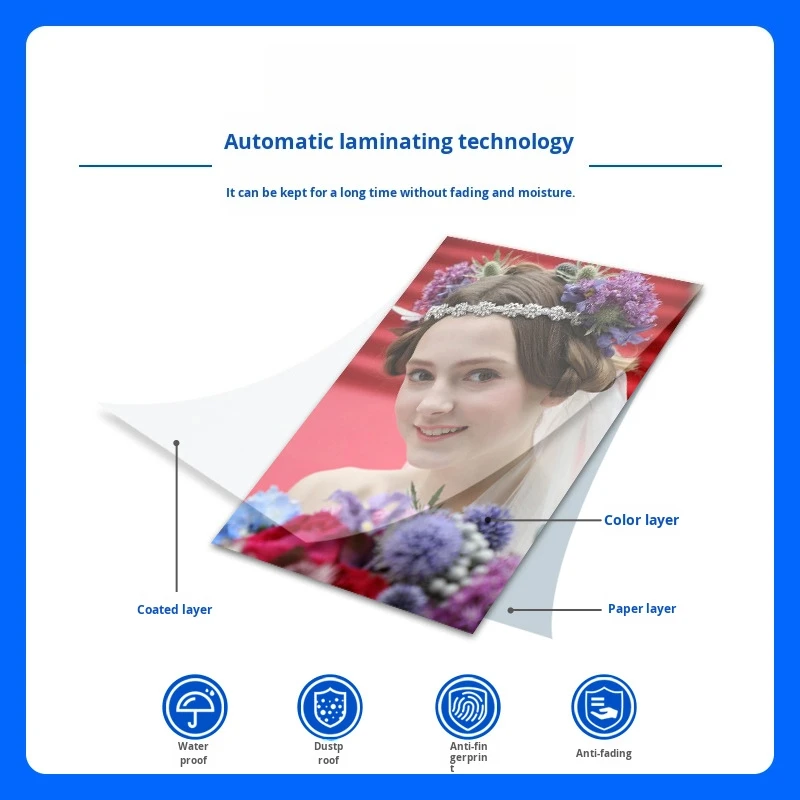 P750L Photo Booth Printer Fast Print Speed Automatic 6/7/8 Inch New Conditions for Commercial Sublimation Printers