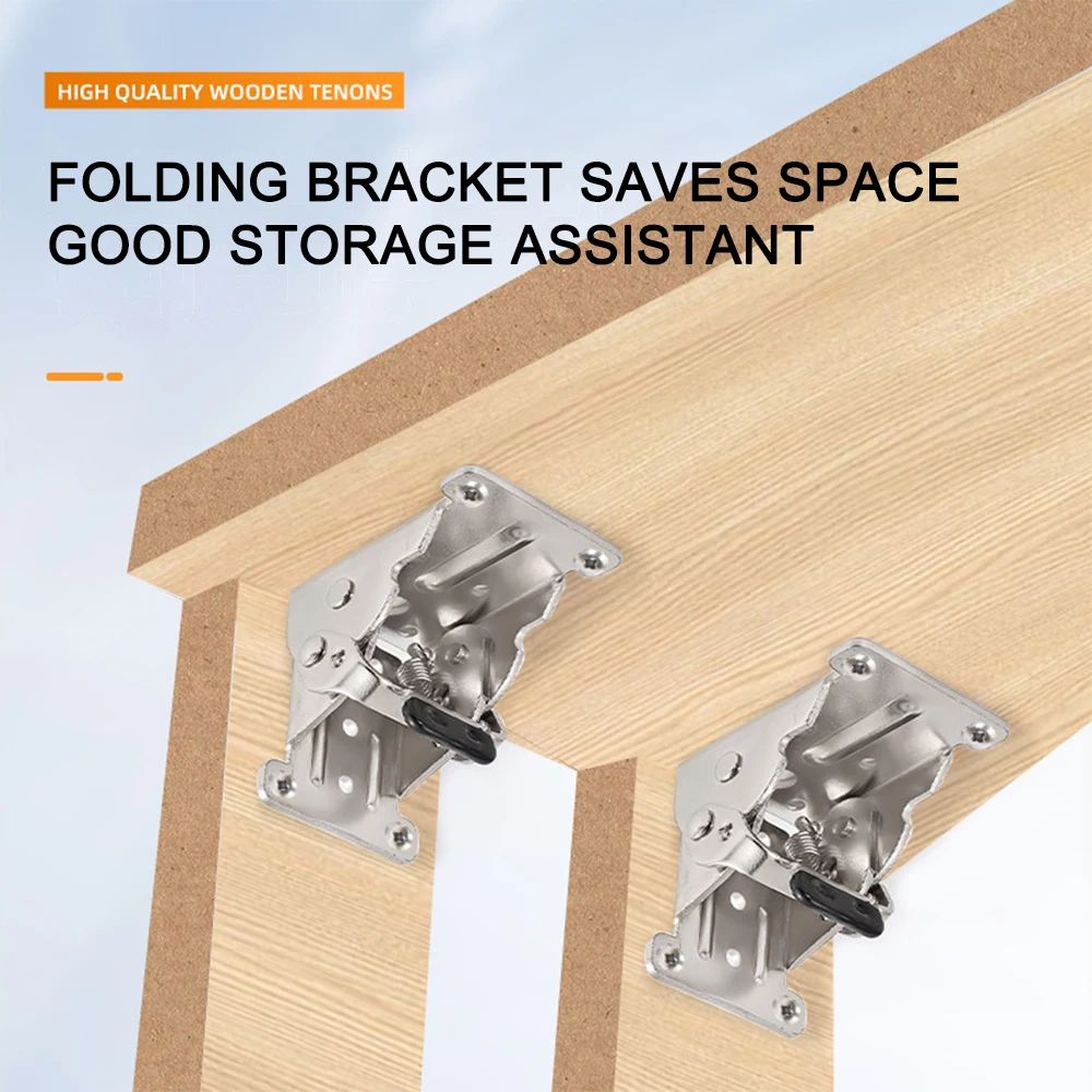 

Folding Hinge for Table Leg 2Pcs Folding Hinge Brackets 180 Folding Hinge With Brake Foldable Bracket Folding Locking Table Leg