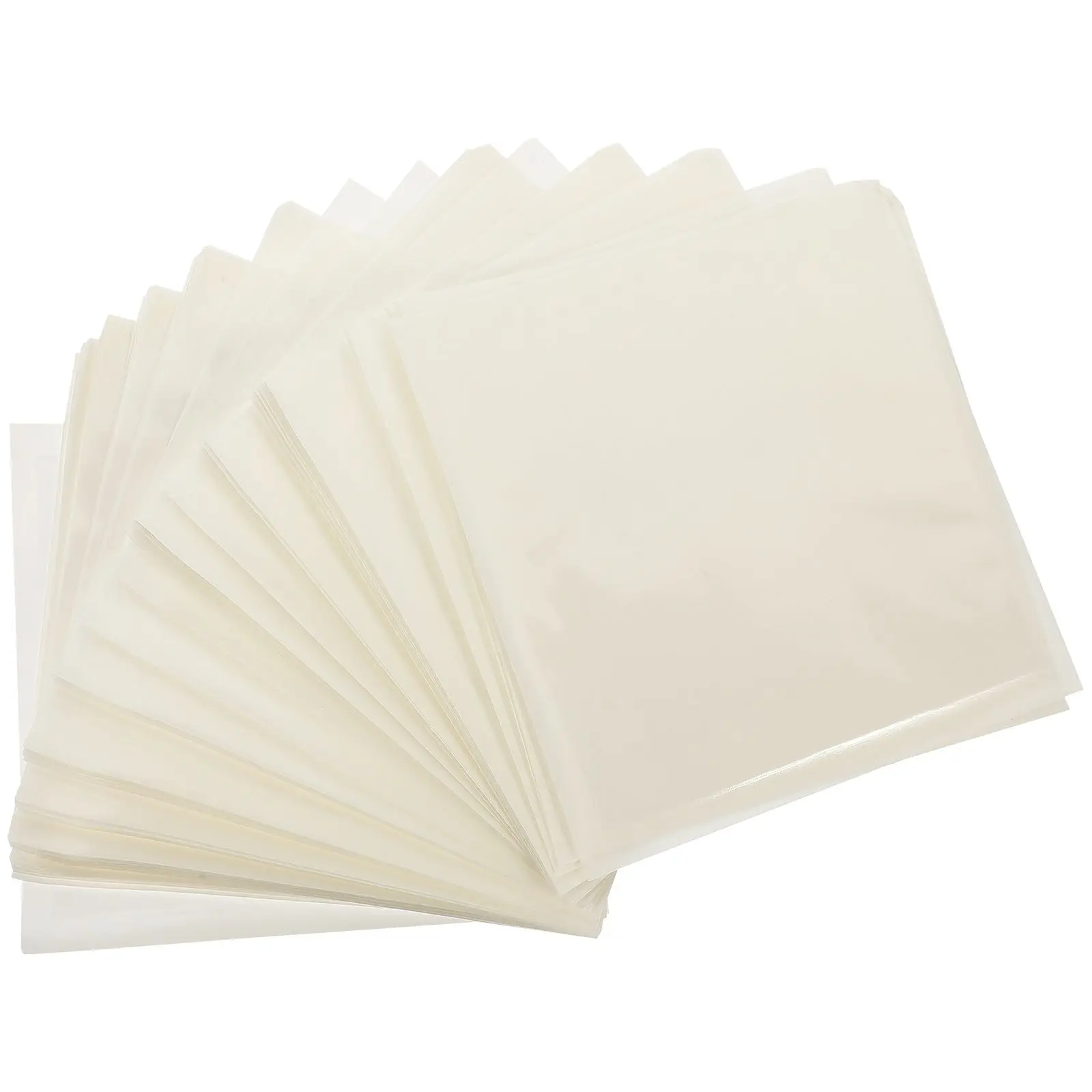 

100 Pcs 18X19Cm White Greaseproof Paper Bags With Clear Window For Wrapping Storage Packing Gift Household Bakery Snack