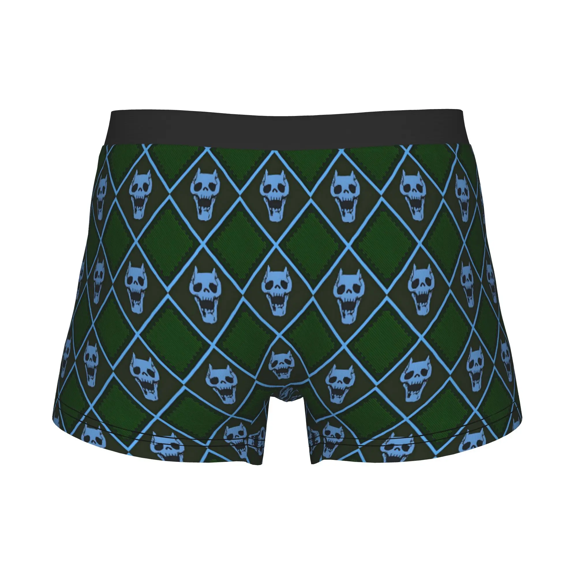 Kira Yoshikage JoJos Underwear Male Printed Adventure Bizarre Calavera Boxer Briefs Shorts Panties Soft Underpants