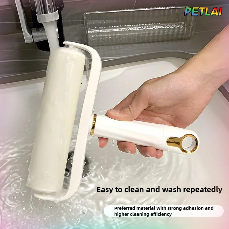 Rouleau d'épilation réutilisable, brosse à force adhésive super forte, lavable, outil d'épilation lavable, outil de nettoyage amélioré