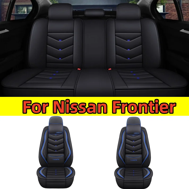 

Для Nissan Frontier автокресло водонепроницаемый из искусственной кожи износостойкий роскошный подголовник с твердой талией полный чехол на сиденье