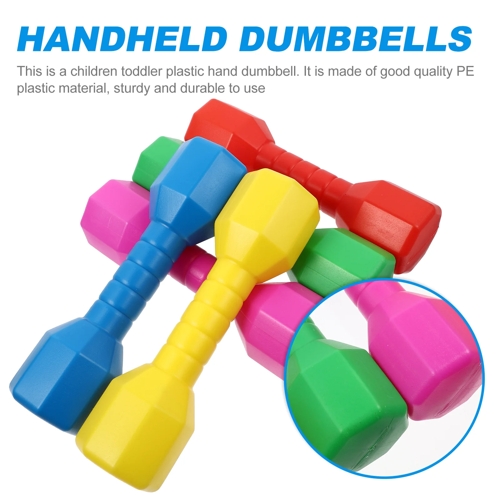 Toy for Home Use Toddler Fitness Dumbbells Gym Exercise Barbell Equipment Children Parent-child Kids Workout