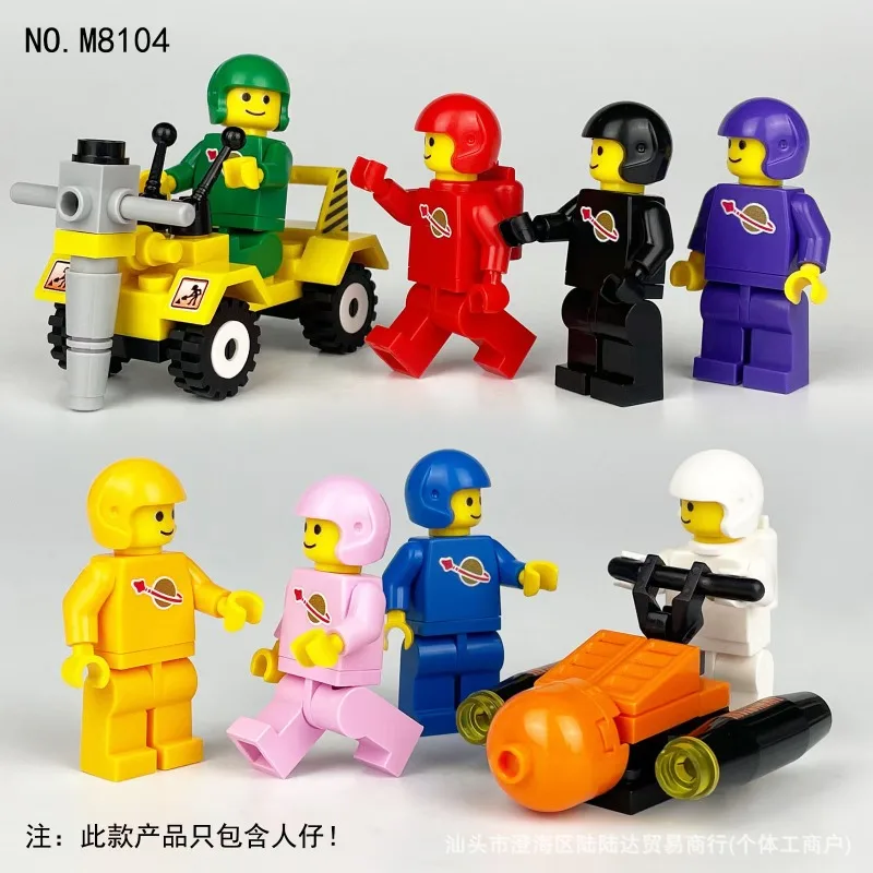 تمثال زينة لحفلات الزفاف فريق رائد الفضاء قوس قزح M8104 ألعاب دمية صغيرة للجسيمات للأولاد والبنات