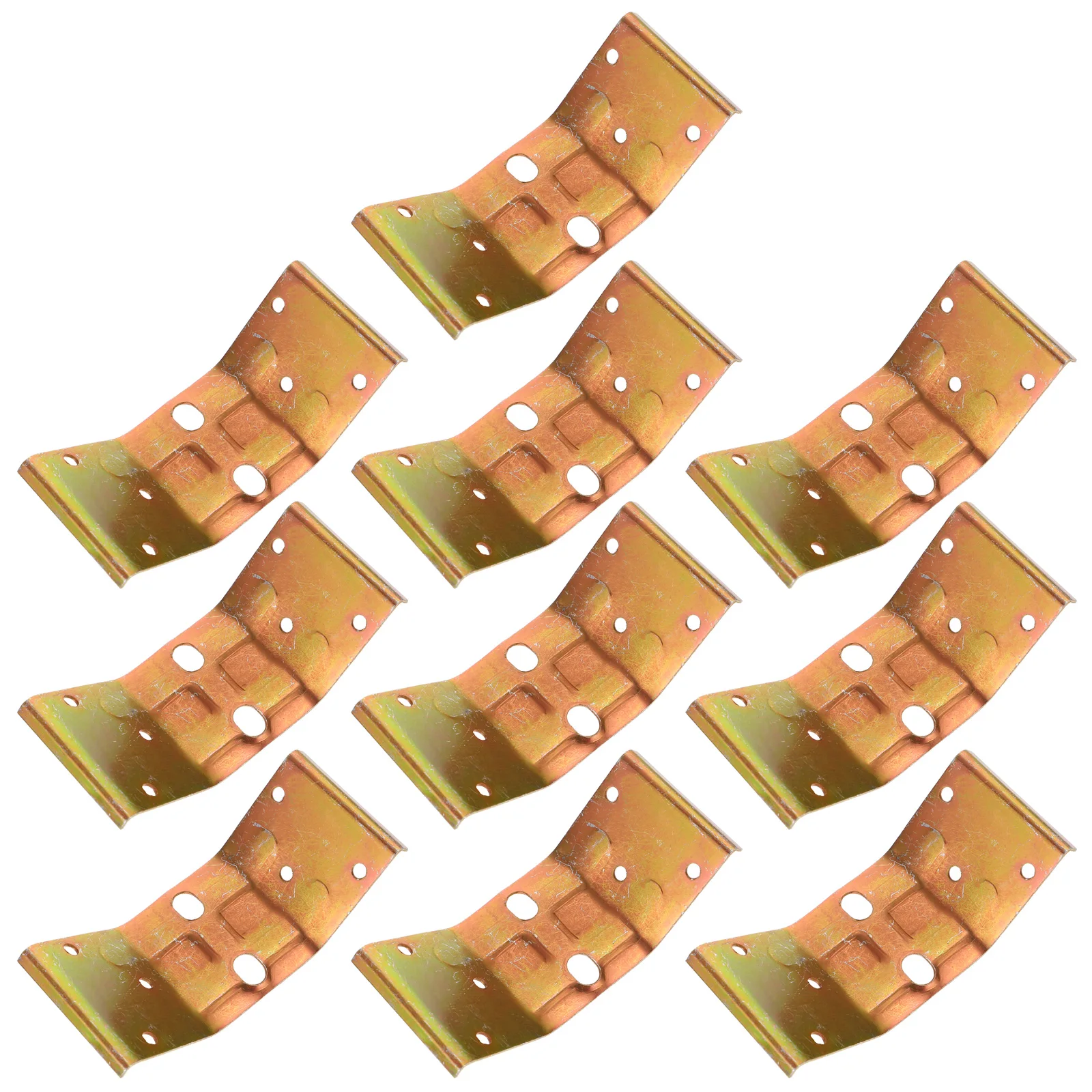 

10 Pcs Chair Corner Brackets Iron Fixing Furniture Table Rust Proof Connecting Brace Repair Plates Hardware