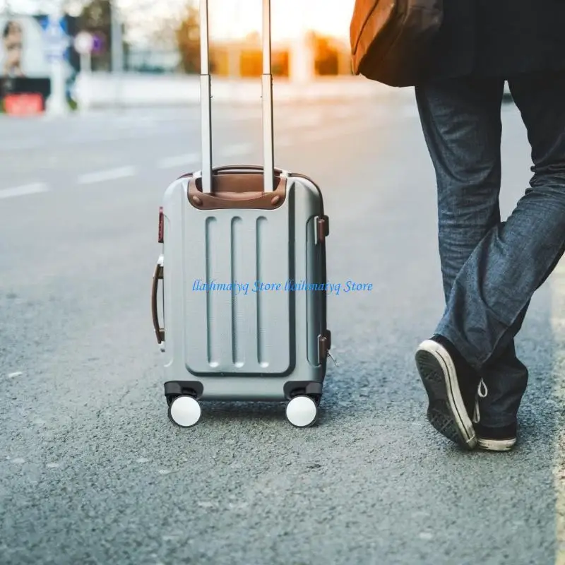 573B Replacement Suitcase Wheel Pair with Corner Mount Spinner Design
