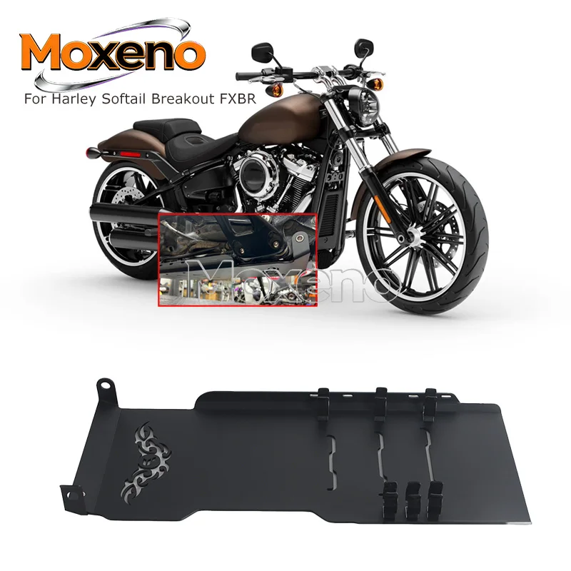 

Motorcycle Accessories Engine Guard Skid Plate For Harley Softail Low Rider FXLR FXLRS FXLRST Street Bob FXBB FXBBS 2018-2026