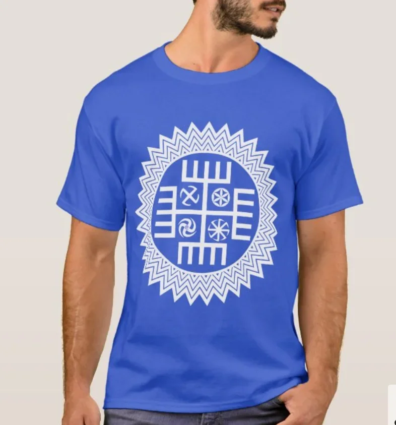 Slavic Symbol Represents The Hands of God T-Shirt. Summer Cotton Short Sleeve O-Neck Mens T Shirt New S-3XL