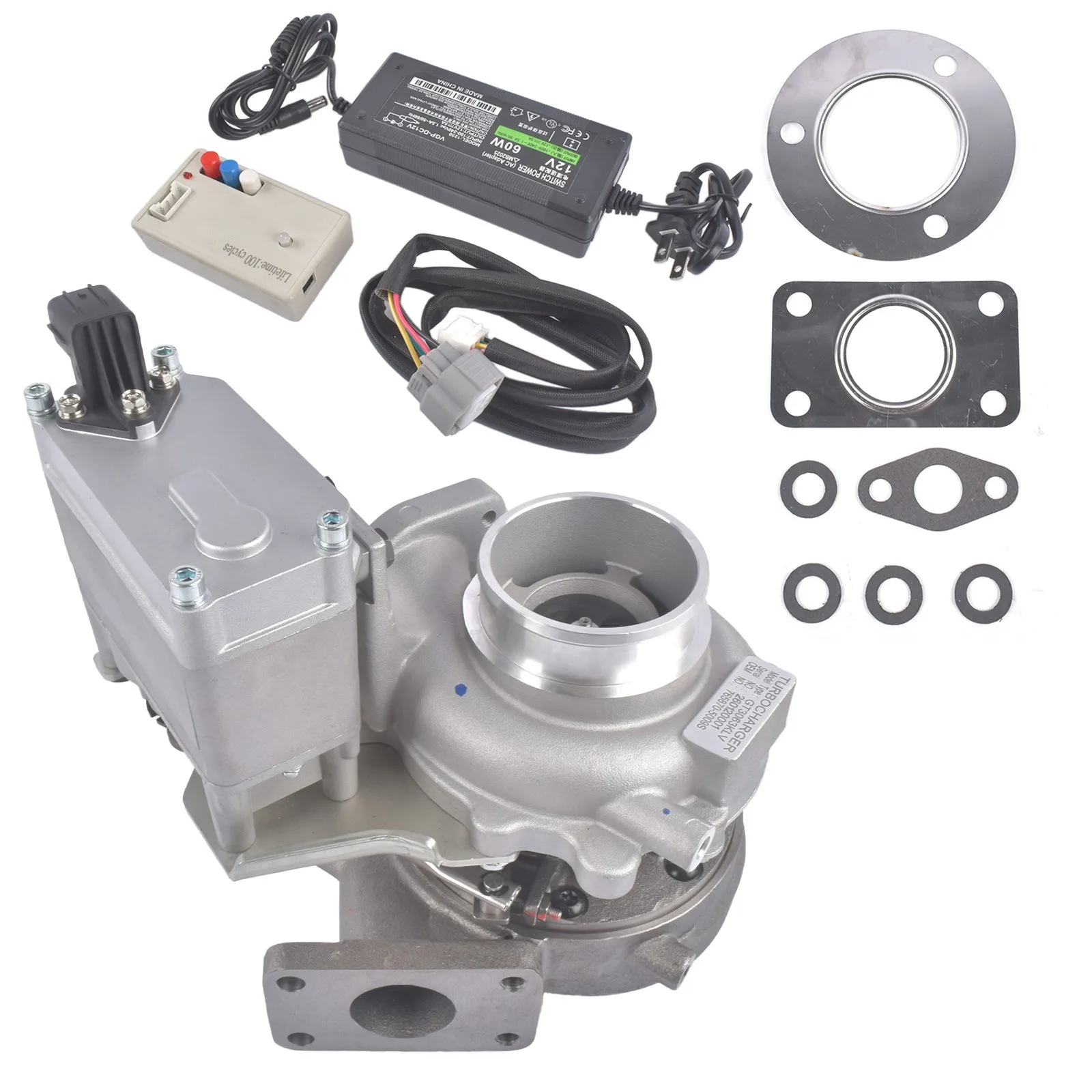 AP01 GT3063KLV Turbocharger w/ Solenoid For Hino Truck Dutro N04C 4.0 2006 17201E0011 765870-5009 466515-3