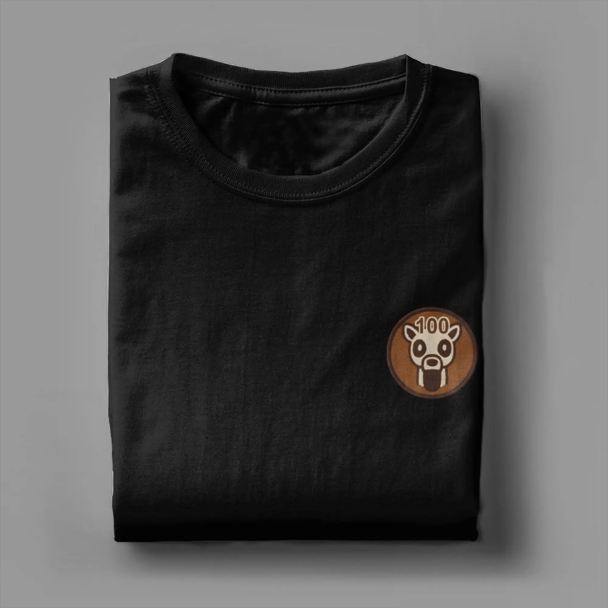 الرجال 99 ليلة الغزلان في الغابات تي شيرت بقاء لعبة الملابس القطنية خمر قصيرة الأكمام الجولة الرقبة تيز تي شيرت مطبوع #3