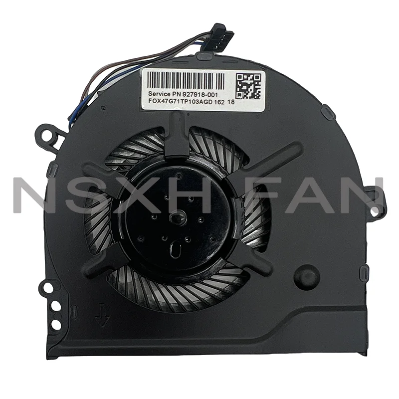 Ventilador de refrigeração CPU para Pavilhão, Novo Radiador, 15-CC, 15-CK, 14-BK, 15-CC700, 708tx, 715TX, 710TX, NFB80A05H-003, 927918-001, NS75000-16K11