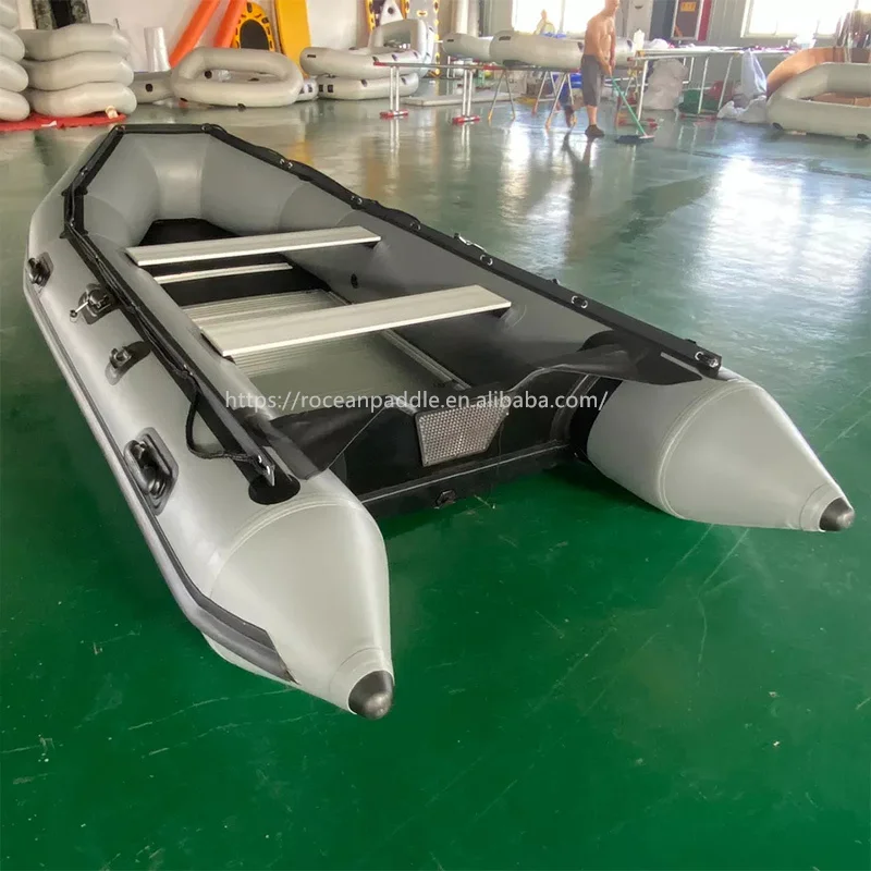 

Customization Professional Inflatable Fishing Boat Rubber Rowing Boat Leisure Boat With Motor for Sale