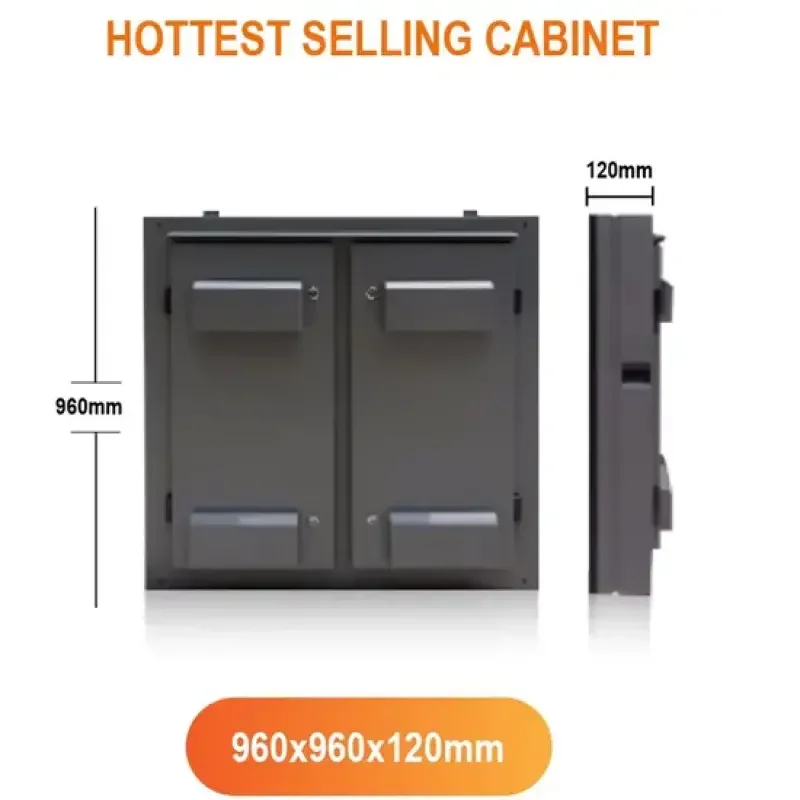 Vollfarbige P4 P5 P6 P8 P10 Outdoor-Werbedisplays Maßgefertigte Wetterfeste Outdoor-LED-Anzeige