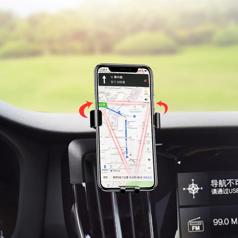 Lhd Autotelefon halter für volvo s60 v60 s90 v90 xc40 xc60 xc90 Auto-Styling-Halterung GPS-Ständer drehbare Unterstützung mobiles Zubehör