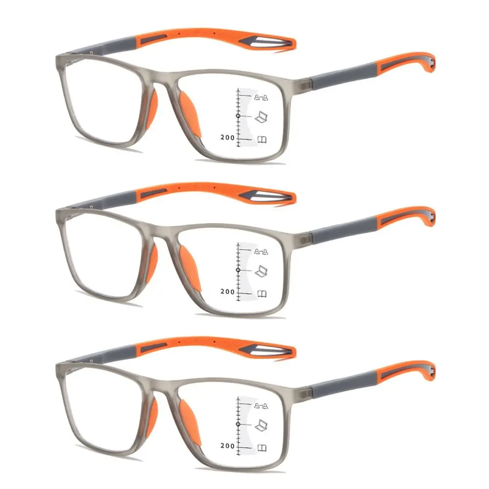 TR90 Anti-blue Light Multifocal Reading Glasses Men Women Progressive Near Far Eyewear Ultralight Sports Farsight Eyeglasses