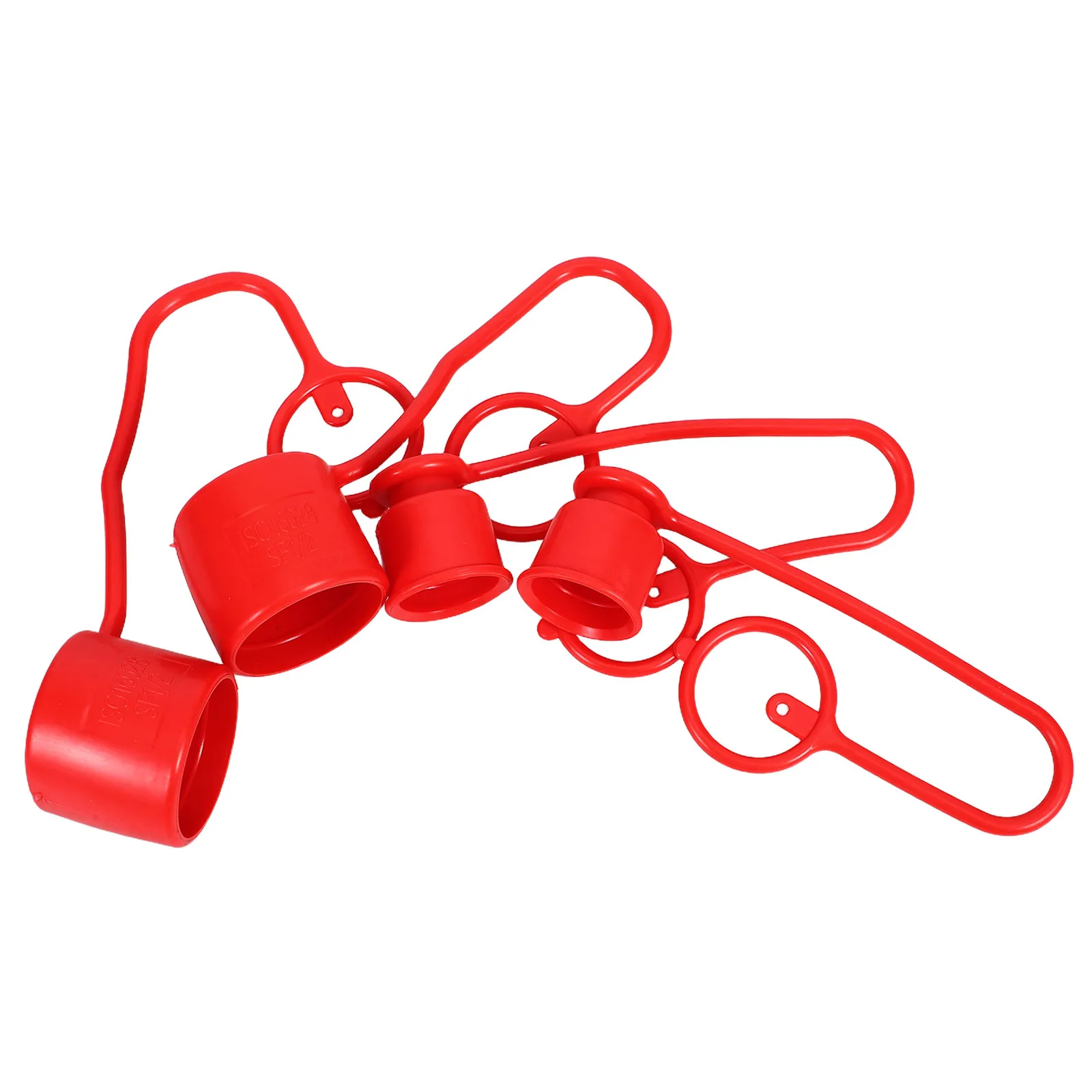 2Set Hydraulic Quick Coupler Dust Caps Durable Material Tight Seal Universal Fit for Agricultural Industrial Applications