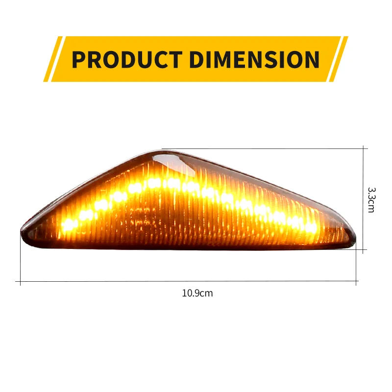 ダイナミックLEDサイドマーカー,点滅ライト,BMW X3, F25, X5, E70, X6, E71, E72, OEM番号63136920685, 12V, 2個用
